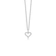 Mads Z Tender Heart Anhänger 14 kt. Weißgold 0,20 ct. 1631320