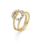 Mads Z Crown Tiara Ring 14 kt. Gold 0,40 ct. 1541940