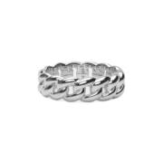 IX Studios Polished Curb Ring 22 kt. Silber DMN0309RHPO