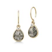 Julie Sandlau Leela Earrings Smokey Ohrringe 22 kt. Silber Vergoldet H...