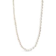 Enamel Pearlie Halskette 18 kt. Silber vergoldet N67G-925S/GP