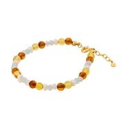 Pernille Corydon Amber Glow Armband 18 kt. Silber Vergoldet b-359-gp