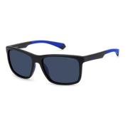 Polaroid Sport Matte Black Blue Sonnenbrille 2051230VK57C3