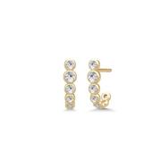 Julie Sandlau Grace Curve Earstud Ohrringe 22 kt. ST388GD