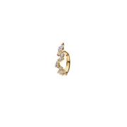 Maria Black Concrete Sky Ohrring Single 14 kt. Gold 0,22 ct. H1073Y