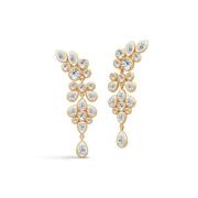 Julie Sandlau White Wisteria Ohrringe 22 kt. Gold ST398GDCZ