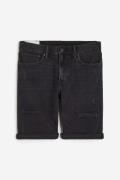 H&M Jeansshorts Regular Schwarz in Größe W 28. Farbe: Denim black