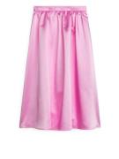 Arket Taftrock Rosa, Röcke in Größe 40. Farbe: Pink