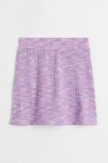 H&M Jerseyrock Lilameliert, Röcke in Größe 158/164. Farbe: Purple marl