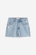 H&M High Denim Shorts Helles Denimblau in Größe 50. Farbe: Light denim...