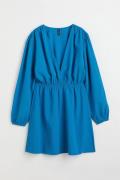 H&M Crêpe-Kleid Blau, Alltagskleider in Größe XXS. Farbe: Blue