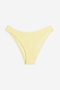 H&M Bikinihose High Leg Hellgelb, Bikini-Unterteil in Größe 44. Farbe:...