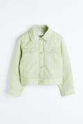 H&M Steppjacke Hellgrün, Jacken in Größe L. Farbe: Light green