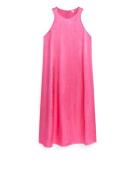 Arket Satinkleid Rosa, Alltagskleider in Größe 38. Farbe: Pink