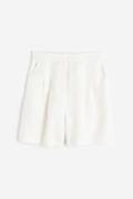 H&M Shorts aus Leinenmix Weiß in Größe 46. Farbe: White