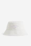 H&M Bucket Hat aus Baumwolle Hellgrau/Torino Tour, Hut in Größe S/56. ...