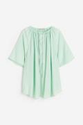 H&M Bluse in Oversize-Passform Hellgrün, Blusen Größe XL. Farbe: Light...
