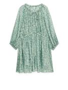 Arket Florales Kleid Grün, Alltagskleider in Größe 38. Farbe: Green