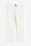 H&M Knöchelhose Slim Fit Weiß, Chinohosen in Größe W 28. Farbe: White