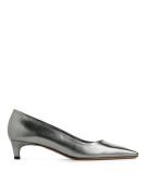 Arket Lederpumps mit eckiger Spitze Silber, Heels in Größe 40. Farbe: ...