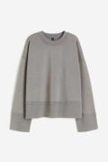 H&M Oversized Sweatshirt Grau, Sweatshirts in Größe XS. Farbe: Grey