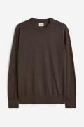 H&M Pullover aus Wollmischung in Regular Fit Braun Größe XS. Farbe: Br...