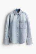H&M Jeansbluse Helles Denimblau, Freizeithemden in Größe XL. Farbe: Li...