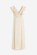 H&M MAMA Kleid mit Volants Hellbeige, Kleider in Größe XXL. Farbe: Lig...