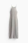 H&M Shimmering Strappy Dress Light Grey/silver-coloured, Alltagskleide...