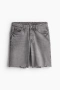 H&M Baggy Low Denim Shorts Grau in Größe 46. Farbe: Grey