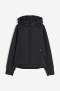 H&M Wattierte Sportjacke Schwarz, Jacken & Mäntel in Größe 104. Farbe:...