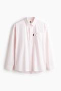 Double A By Wood Day Striped Shirt Pale Pink, Freizeithemden in Größe ...