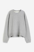 H&M Oversized Sweatshirt Hellgraumeliert, Sweatshirts in Größe XS. Far...