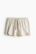 H&M Sweatshorts Hellbeige in Größe L. Farbe: Light beige