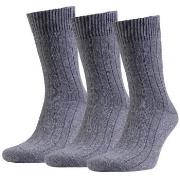 Amanda Christensen 3P Supreme Wool Sock Grau Gr 39/42