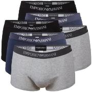 Armani Pure Cotton Trunks 6P Grau/Blau Baumwolle Small Herren