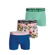 Björn Borg 3P Cotton Stretch Shorts For Boys 2033 Blau/Rosa Baumwolle ...