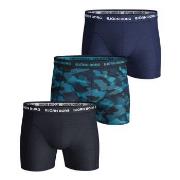 Björn Borg 3P Essential Shadeline Shorts Marine/Blau Baumwolle Small H...