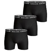 Björn Borg 3P Essential Shorts Schwarz Baumwolle Small Herren