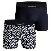 Björn Borg 2P Premium Cotton Stretch Boxer 2354 Schwarz gestreift Baum...