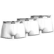 BOSS 6P Cotton Stretch Trunks Weiß Baumwolle Small Herren