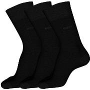 BOSS 3P RS Finest Soft Cotton Sock Schwarz Gr 39/42 Herren