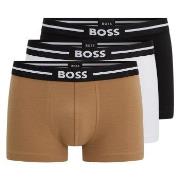 BOSS 3P Trunk Bold Schwarz/Braun Baumwolle Medium Herren