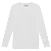 Bread and Boxers Long Sleeve Crew Neck Weiß Ökologische Baumwolle Smal...