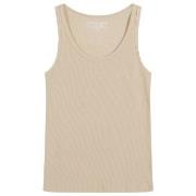 Bread and Boxers Women Ribbed Tank Top Beige Baumwolle Small Damen