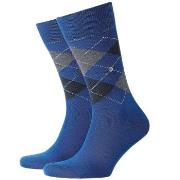 Burlington Edinburgh Wool Sock Blau Gr 40/46 Herren