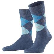 Burlington Edinburgh Wool Sock Hellblau Gr 40/46 Herren