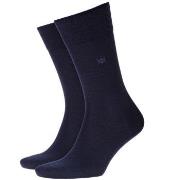 Burlington Leeds Wool Sock Marine Gr 40/46 Herren