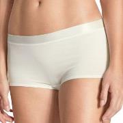 Calida Cate Regular Satin Shorts Crème Baumwolle Small Damen