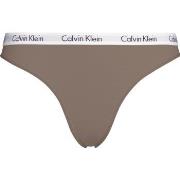 Calvin Klein Carousel Bikini Braun Baumwolle Small Damen